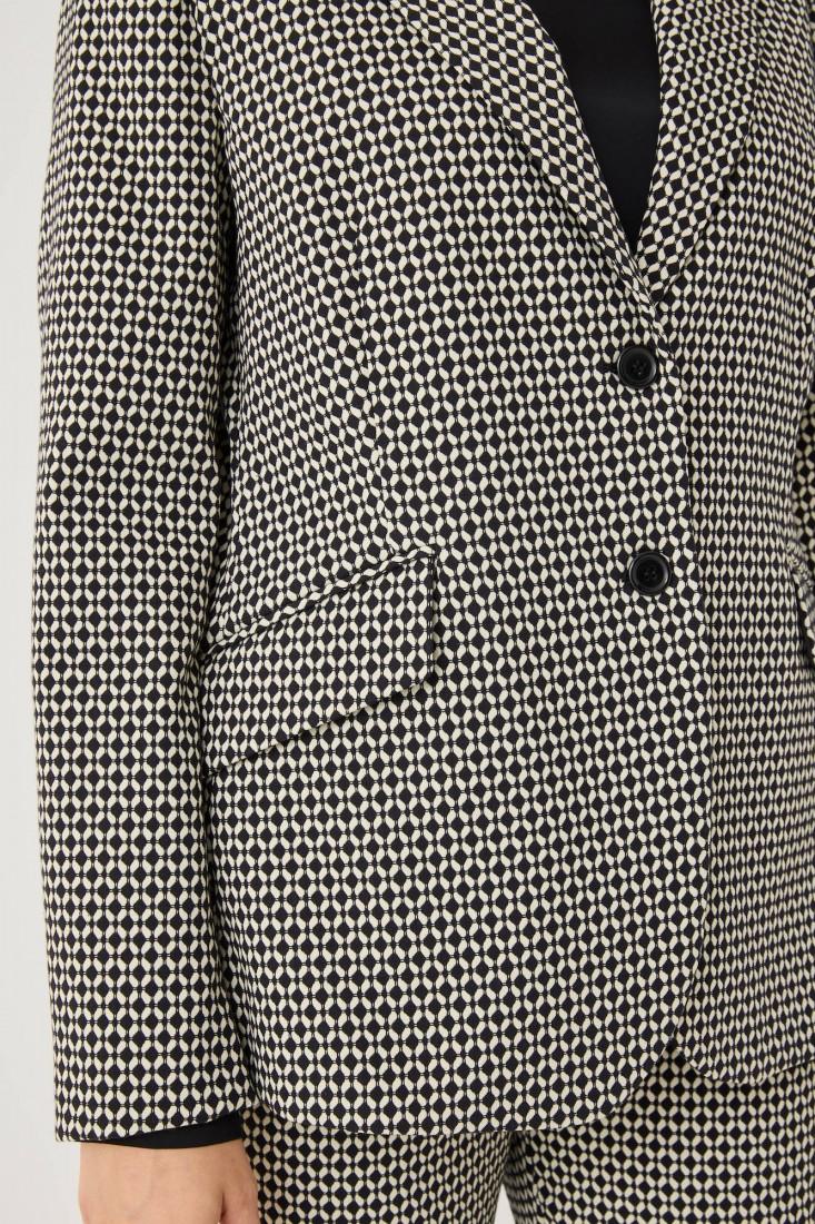 Zanetti 1965 Giacca in punto milano jacquard Comprare a buon mercato