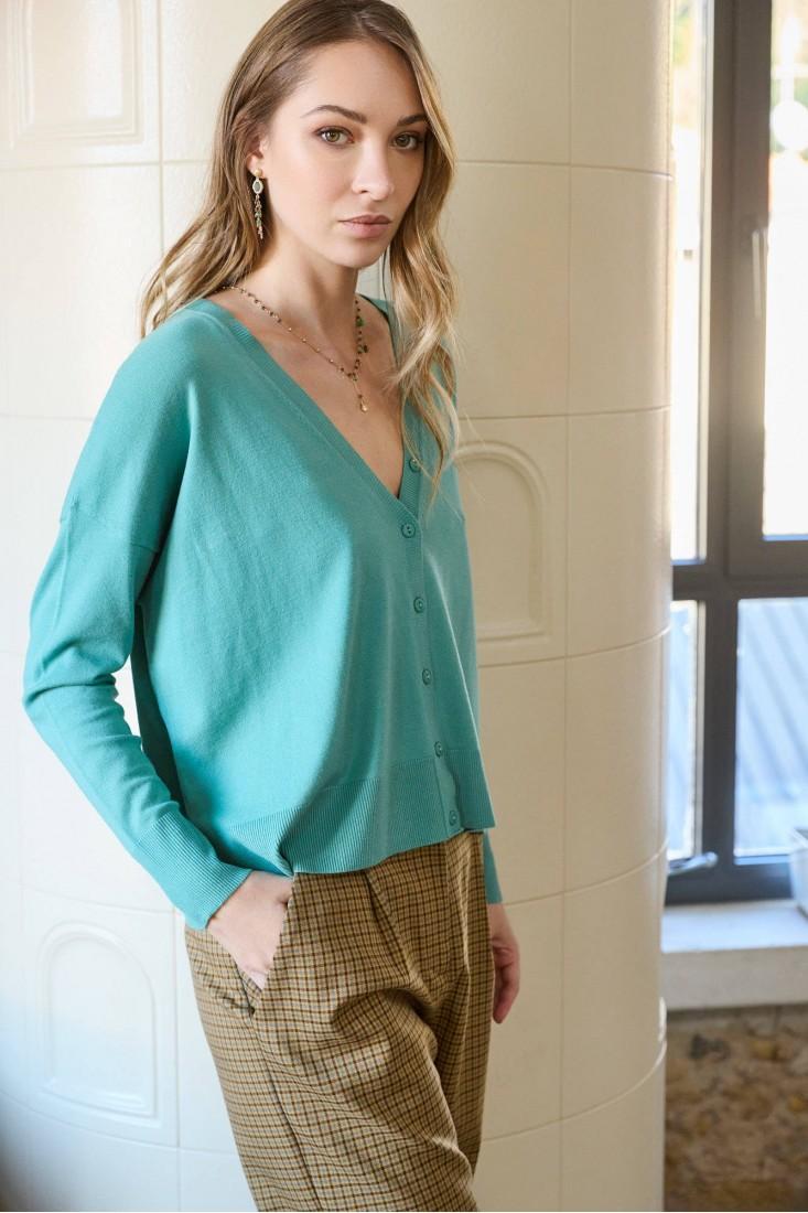 Zanetti 1965 Cardigan in misto viscosa Shopping online