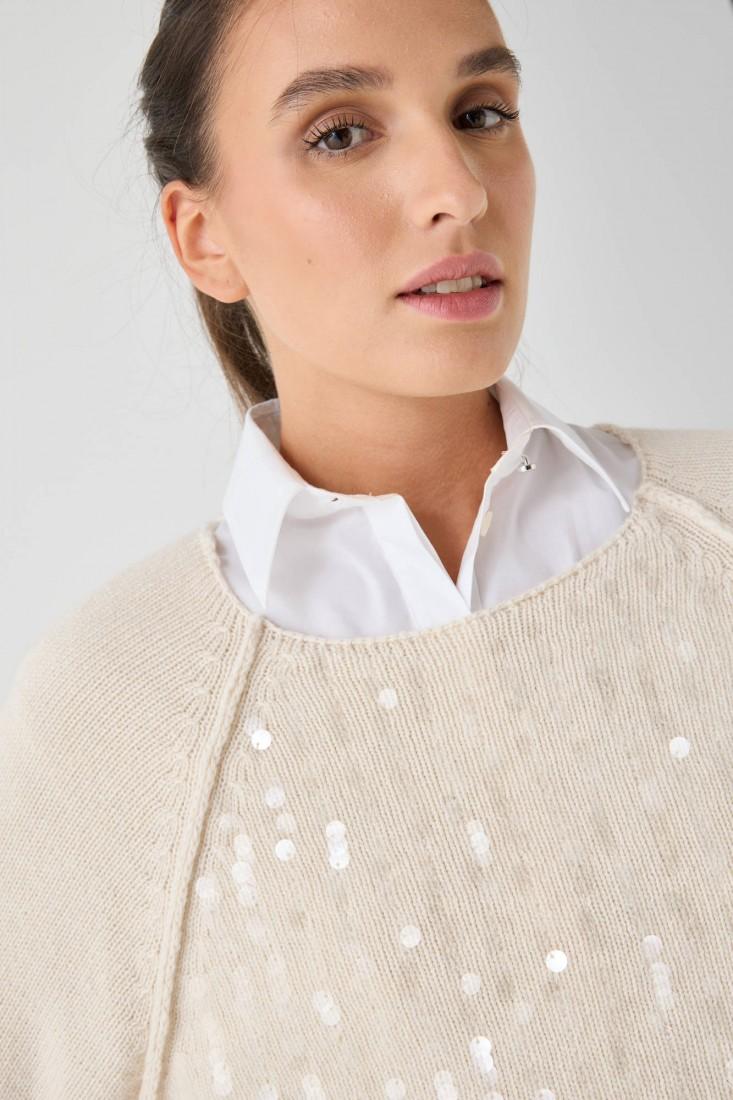 Zanetti 1965 Maglione con paillettes Offerta Pasqua