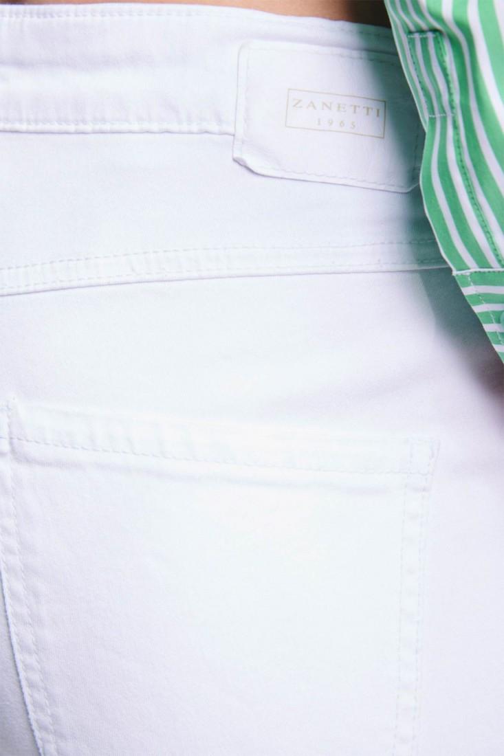 Zanetti 1965 Jeans stretch slim bianco Smaltimento dello stoccaggio