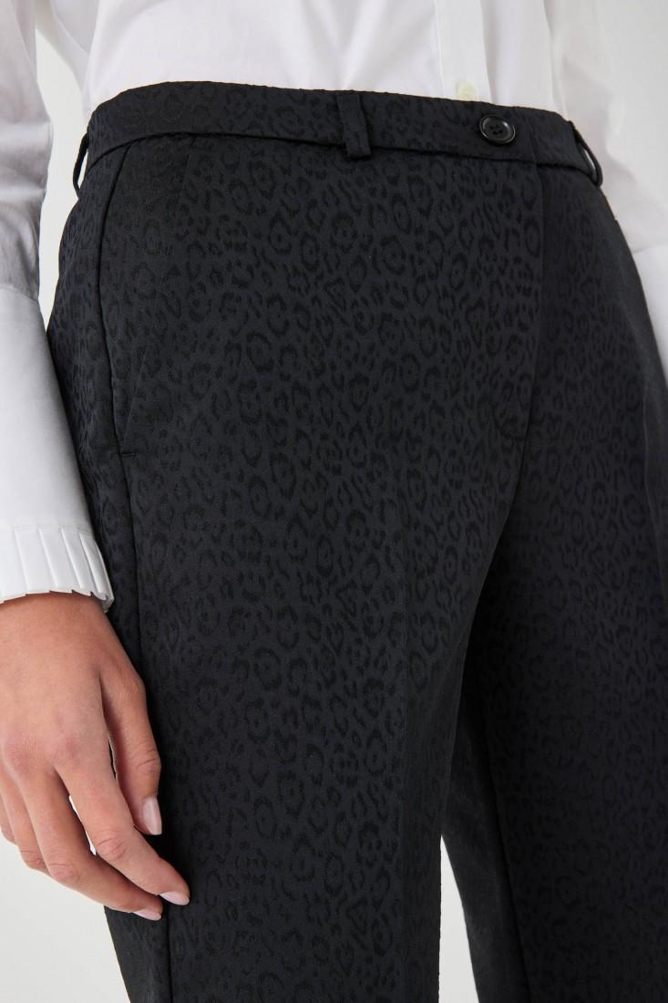Zanetti 1965 Pantalone stretch animalier Offerte esclusive