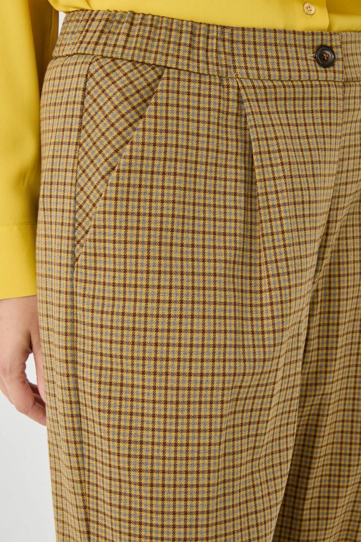 Zanetti 1965 Pantalone carrot pied de poule Grandi sconti
