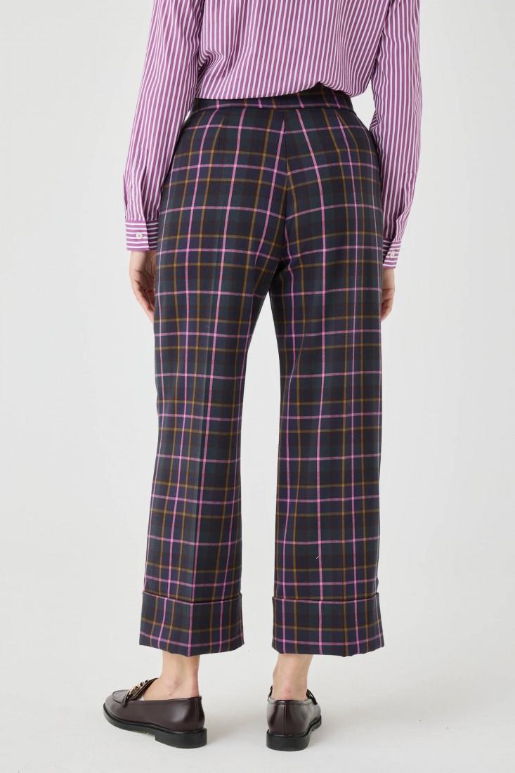 Zanetti 1965 Pantalone a quadri gamba dritta Liquidazione