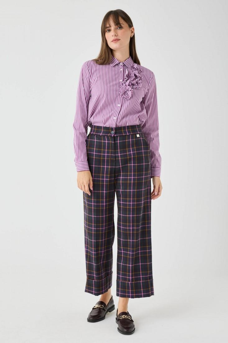 Zanetti 1965 Pantalone a quadri gamba dritta Liquidazione