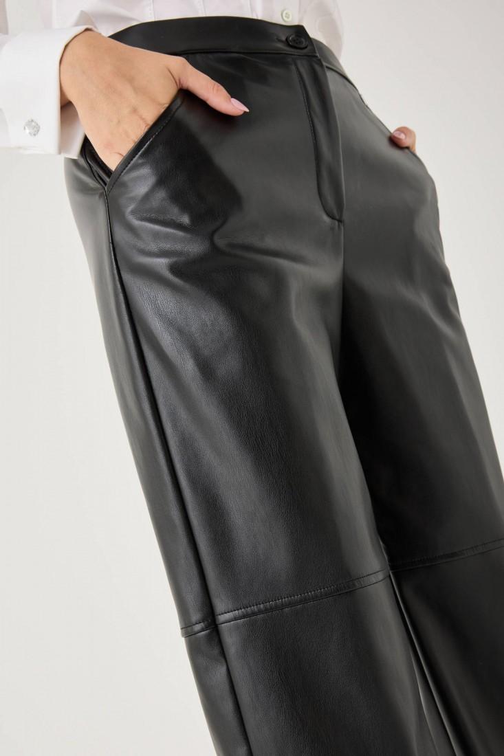 Zanetti 1965 Pantalone dritto in ecopelle Offerte giornaliere