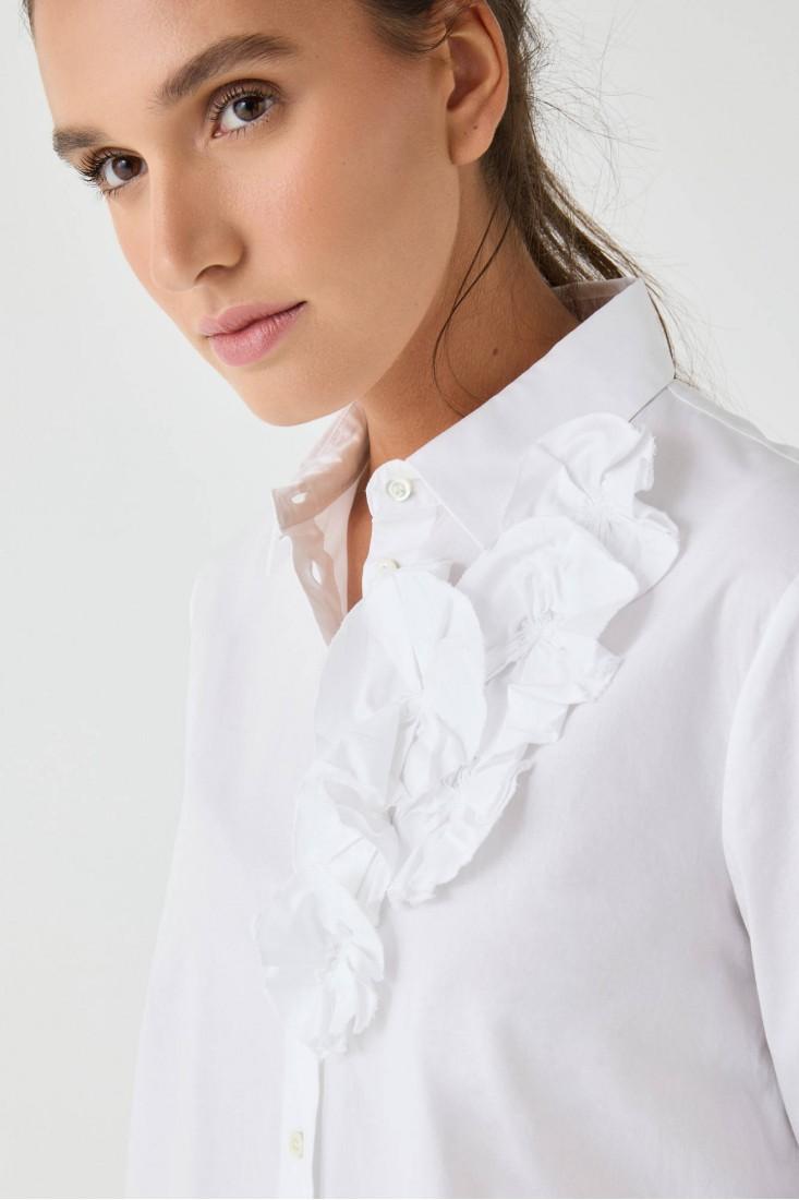 Zanetti 1965 Camicia con applicazione floreale Super Saving Price